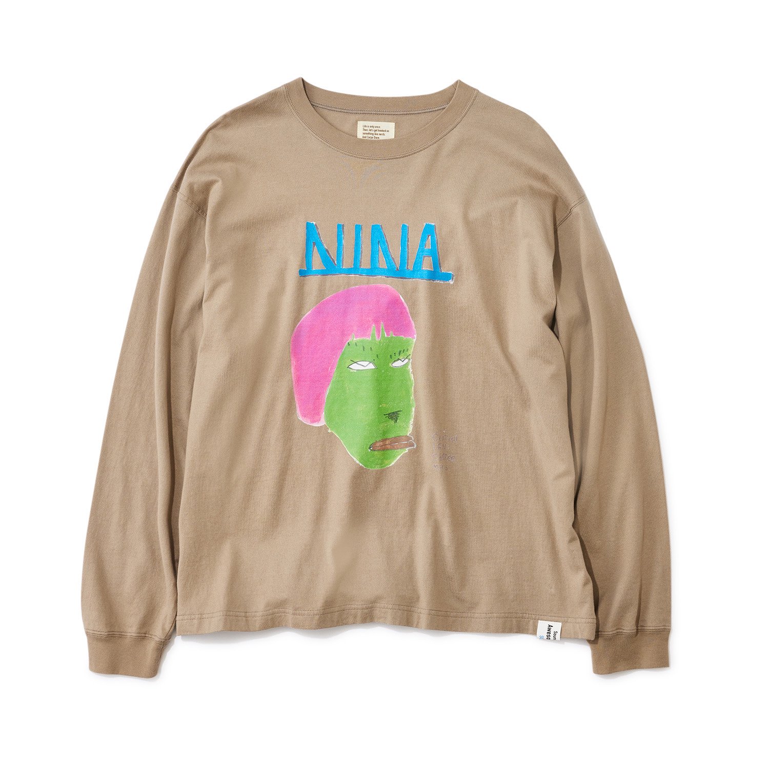 <img class='new_mark_img1' src='https://img.shop-pro.jp/img/new/icons8.gif' style='border:none;display:inline;margin:0px;padding:0px;width:auto;' />SOUNDS AWESOME /NINA SCA Long Sleeve Tee