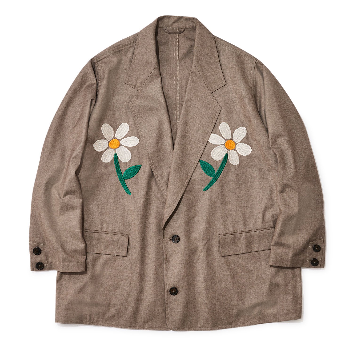 EFILEVOL եܥ / Flower Embroidery Big Jacket