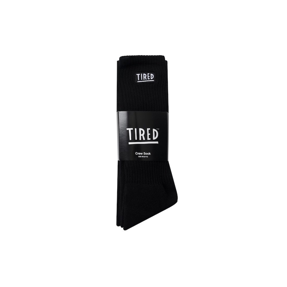 <img class='new_mark_img1' src='https://img.shop-pro.jp/img/new/icons8.gif' style='border:none;display:inline;margin:0px;padding:0px;width:auto;' />Tired タイレッド / OG LOGO CREW SOCK 3 PACK
