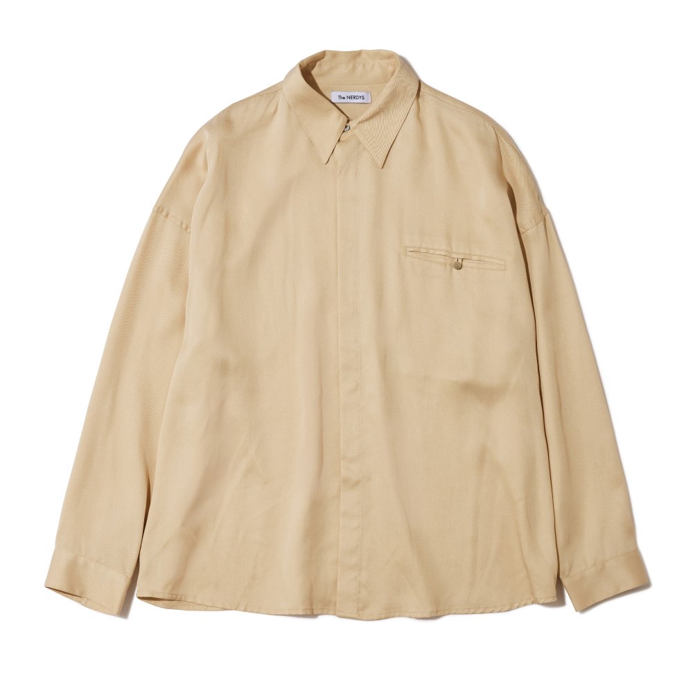 THE NERDYS  ʡǥ / Silky Twill Shirt