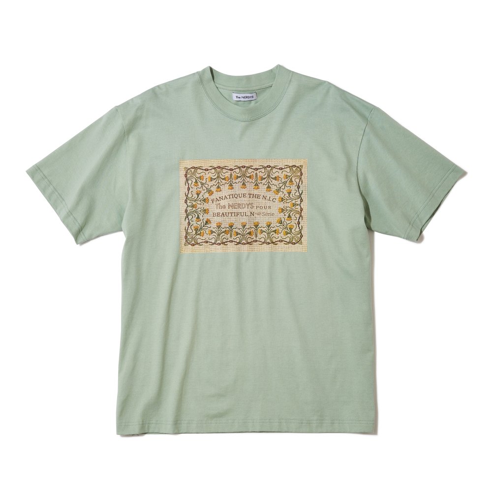 THE NERDYS  ʡǥ / European Antiques Embroidery Print T-Shirt