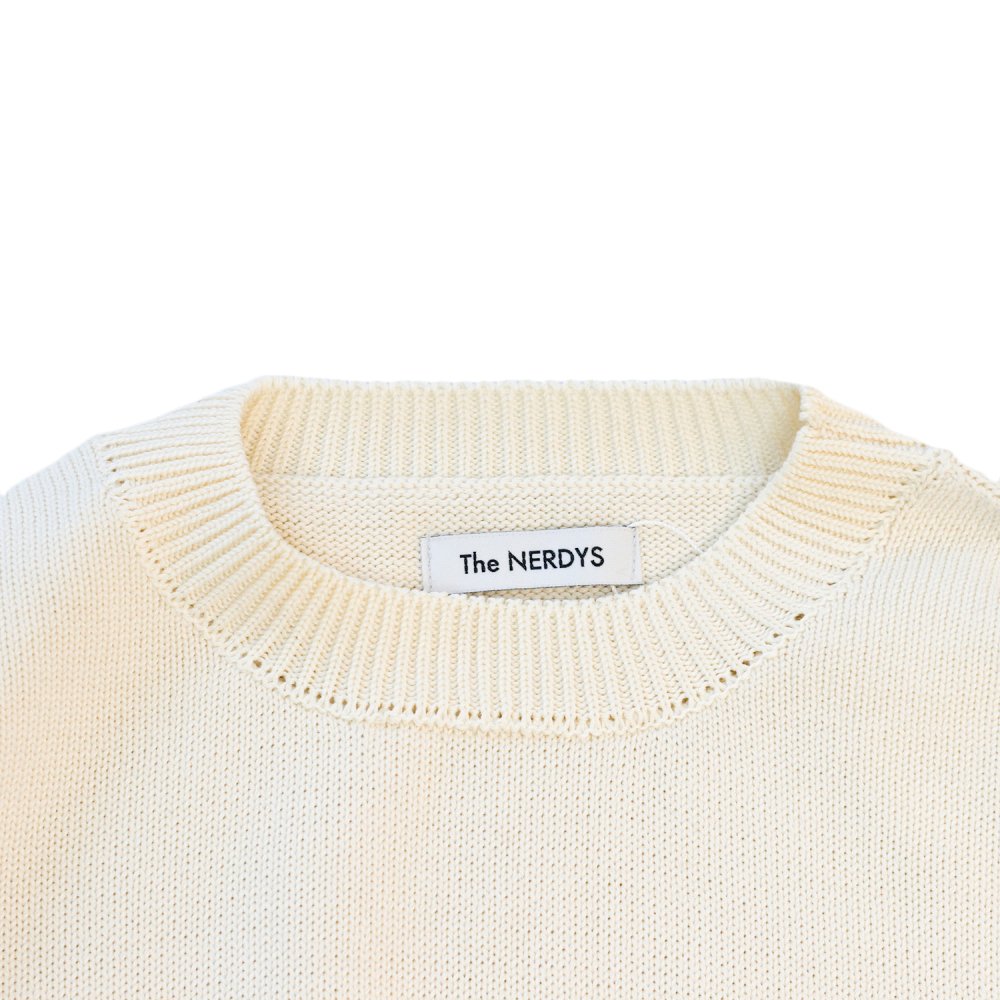 THE NERDYS ザ ナーディーズ / Cotton Knit Sweat | コットン100%のニットスウェット -  EFILEVOL(エフィレボル) / THE NERDYS(ザ ナーディーズ) 公式通販 | BIN(ビン)中目黒