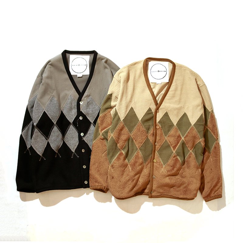<img class='new_mark_img1' src='https://img.shop-pro.jp/img/new/icons8.gif' style='border:none;display:inline;margin:0px;padding:0px;width:auto;' />BURLAP OUTFITTER / Argyle Fleece Cardigan