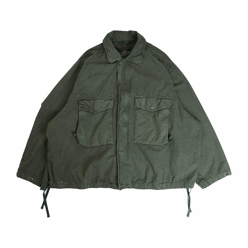<img class='new_mark_img1' src='https://img.shop-pro.jp/img/new/icons8.gif' style='border:none;display:inline;margin:0px;padding:0px;width:auto;' />DARENIMO ˥ / military ripstop jacket(garments dye)