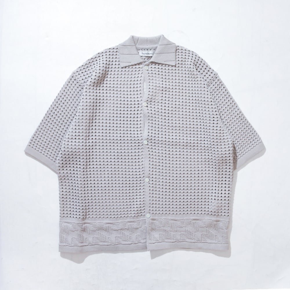 8,514円ザ ナーディーズ / Knit Open Polo shirt