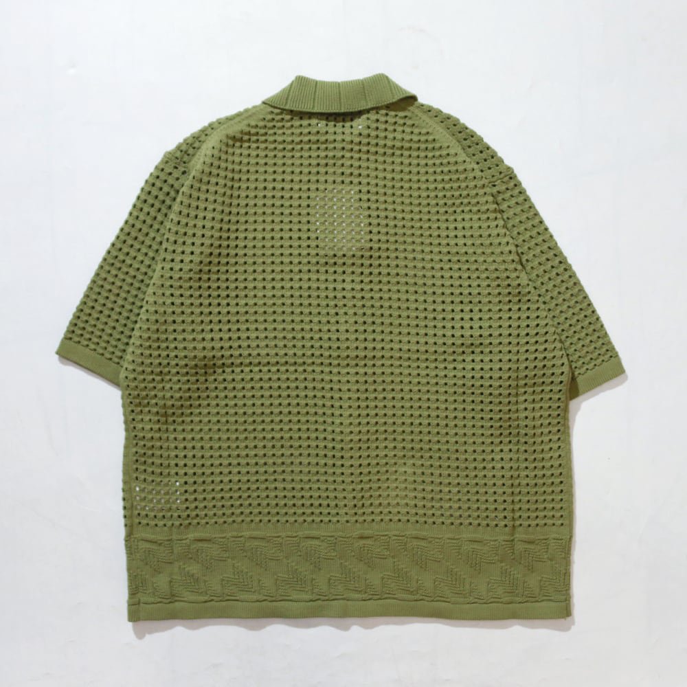 8,514円ザ ナーディーズ / Knit Open Polo shirt