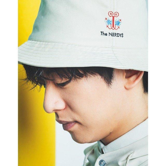 THE NERDYS  ʡǥ / Embroiery Gabardine Bucket Hat
