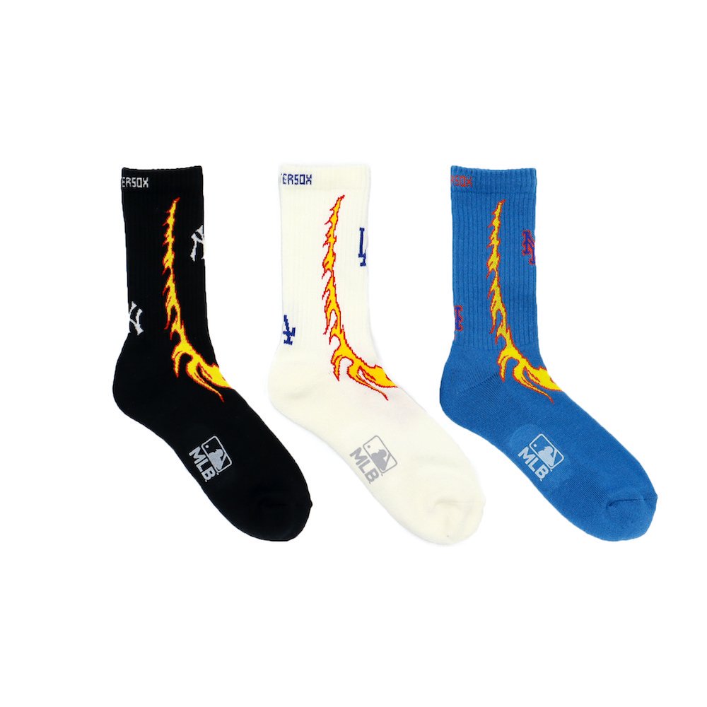 <img class='new_mark_img1' src='https://img.shop-pro.jp/img/new/icons8.gif' style='border:none;display:inline;margin:0px;padding:0px;width:auto;' />MLB x ROSTERSOX  / MLB FIRE SOCKS
