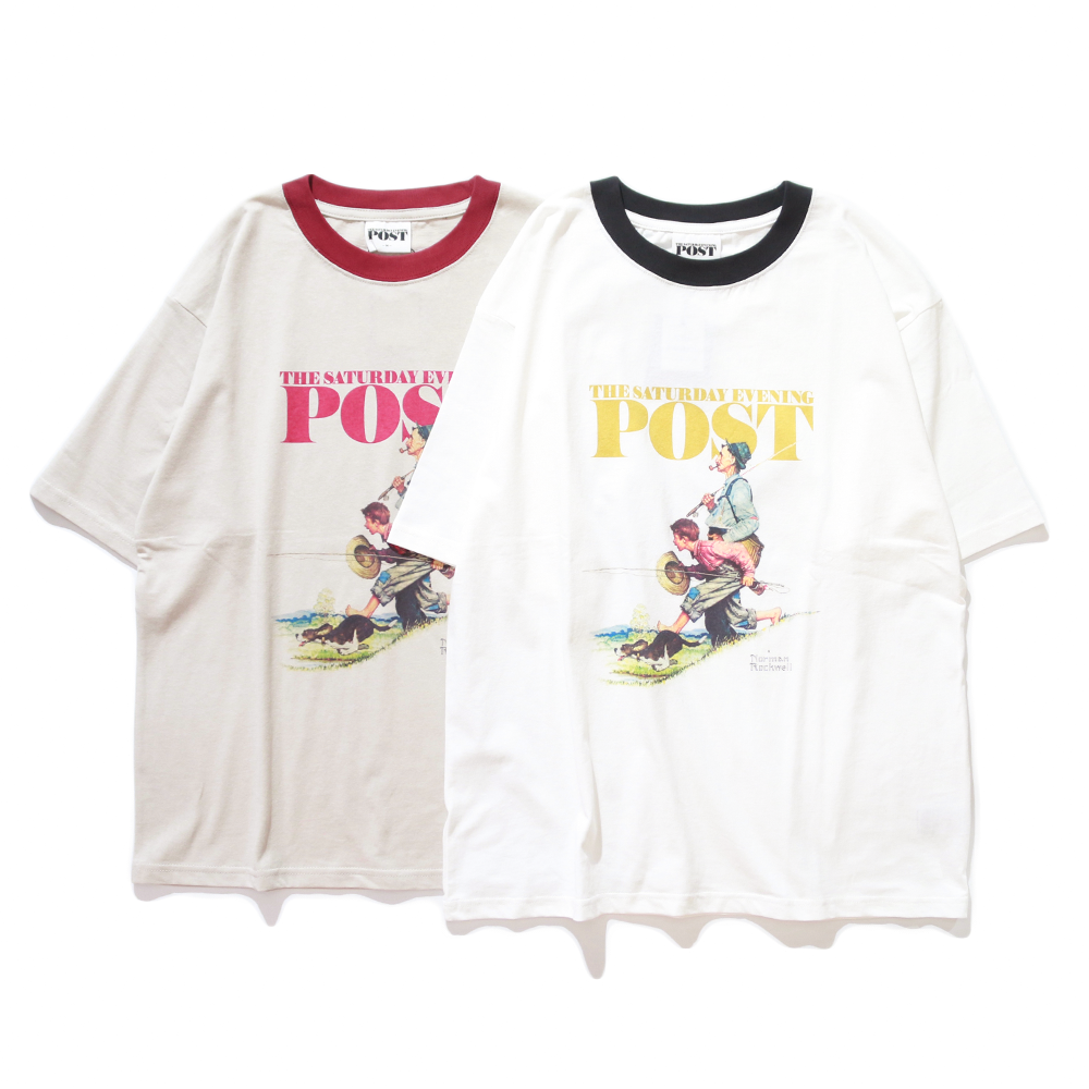 <img class='new_mark_img1' src='https://img.shop-pro.jp/img/new/icons8.gif' style='border:none;display:inline;margin:0px;padding:0px;width:auto;' />Graphic Tee / POST Grandpa&me Ringer S/S Tee