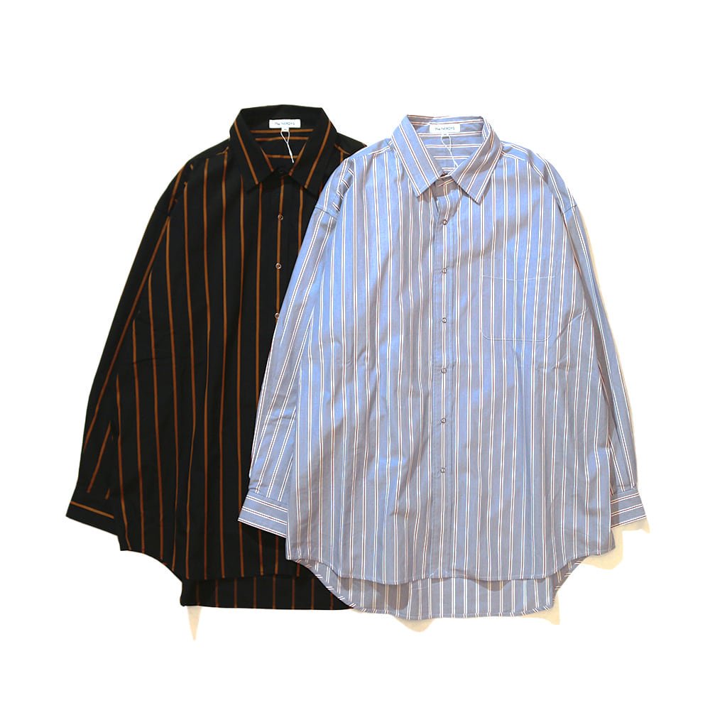 <img class='new_mark_img1' src='https://img.shop-pro.jp/img/new/icons8.gif' style='border:none;display:inline;margin:0px;padding:0px;width:auto;' />THE NERDYS / Stripe Shirt