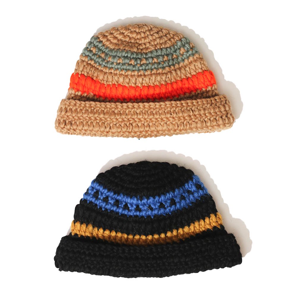 <img class='new_mark_img1' src='https://img.shop-pro.jp/img/new/icons20.gif' style='border:none;display:inline;margin:0px;padding:0px;width:auto;' />Sublime  / Hand Knit Roll Hat