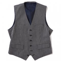 THE NERDYS( ʡǥ) / Wool Seersucker Waistcoat (륷åȥ)