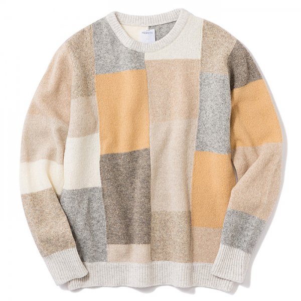 THE NERDYS(ザ ナーディーズ) / Panel Knit Pullover (パネルニット