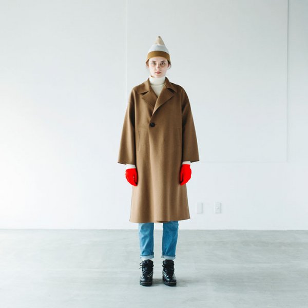 efiLevol(エフィレボル) / Kitted Melton Coat W(ニットメルトンコート