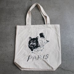 LAMINA(ߥ) / PARIS Cat Illust Canvas Bag