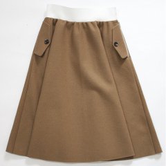 .efiLevol(եܥ) / Knitted Melton Flare Skirt W(˥åȥȥե쥢) 