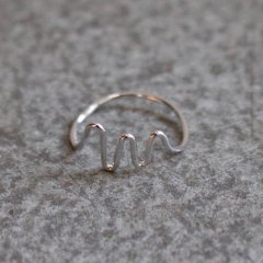 sangai<br /> Zigzag  phalange ring 