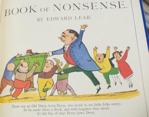 ナンセンスの本 エドワード・リア 作画 A BOOK OF NONSENSE by Edward