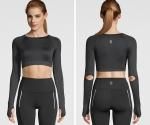 STRONG by Zumba Long Sleeve Cut Out Crop Top 20202 󥰥꡼֥åȥȥåץȥåס֥å¨Ǽ