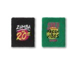 【ZUMBA】ズンバ Zumba Fresh Vibes Wristbands 2pk 2021春3 リストバンド／マルチ(黒＆緑)