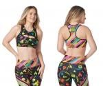 ZUMBAۥ Zumba Printed Keyhole Bra 20213 ֥ۡ顿ޥ