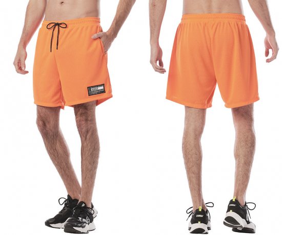 【ZUMBA】ズンバ Zumba Together Shorts 2021冬2 メンズ トゥゲザーショーツ／マルチ(オレンジ系) - ZUMBA【ズンバ】ウェア専門店~family~