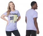 【ZUMBA】ズンバ Zumba Dance Co. Tee 2022春1 ダンスTシャツ／オーキッド