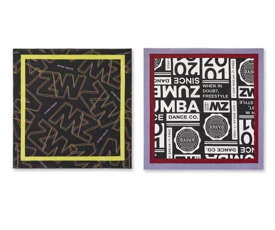 【ZUMBA】ズンバ Zumba Dance Co. Bandanas 2pk 2022春1 バンダナ 2枚セット -  ＺＵＭＢＡ【ズンバ】ウェア専門店~family~