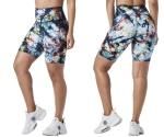 ZUMBAۥ Zumba Worldwide Tie-Dye High Waisted Biker Shorts 20223 Х硼ġʥȥ