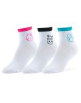 【ZUMBA】ズンバ Zumba X Hello Kitty & Friends Socks 3PK 2022夏2　ハローキティソックス ／ホワイト