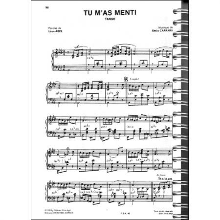 《ミュゼット：110曲 Vol.3》 - アコーディオン楽譜、シャンソン楽譜、ヨーロッパ輸入楽譜の通販　【アンサンブル・ミュージック】