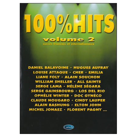 《100% ヒット曲集 Volume.2》　シャンソン楽譜 - 輸入楽譜（アコーディオン、シャンソン、クラシック、ヨーロッパ）の通販　 【アンサンブル・ミュージック】