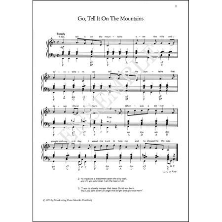 ゴスペル＆スピリチュアル - 輸入楽譜（アコーディオン、シャンソン