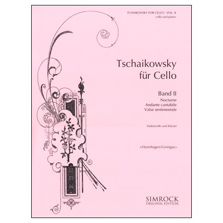 チャイコフスキー　『チェロのためのチャイコフスキー 第2巻』 - 輸入楽譜（アコーディオン、シャンソン、クラシック、ヨーロッパ）の通販　 【アンサンブル・ミュージック】