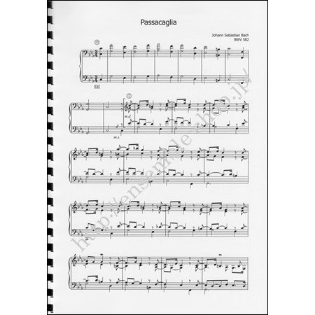 バッハ，J.S.　《パッサカリア　ハ短調　BWV.582》 - 輸入楽譜（アコーディオン、シャンソン、クラシック、ヨーロッパ）の通販　 【アンサンブル・ミュージック】