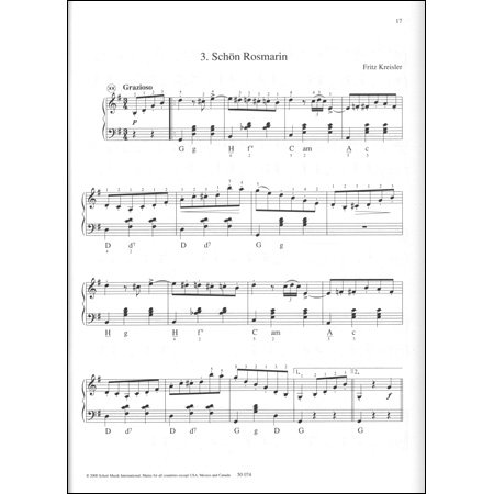 クライスラー　ウィーン古典舞曲集 - 輸入楽譜（アコーディオン、シャンソン、クラシック、ヨーロッパ）の通販　【アンサンブル・ミュージック】