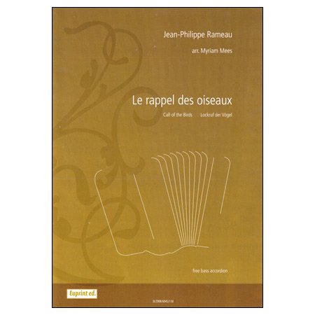 ラモー，J.P. 鳥のさえずり - 輸入楽譜（アコーディオン、シャンソン