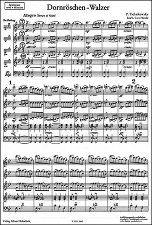 チャイコフスキー 「眠れる森の美女」よりワルツ Acc.合奏 - 輸入楽譜、アコーディオン楽譜、シャンソン楽譜の通販 【アンサンブル・ミュージック】