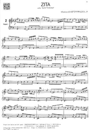 ピアソラ，アストル "トロイロ組曲", "リュミエール組曲" (バンドネオン, ピアノ) - 輸入楽譜（アコーディオン、シャンソン、クラシック