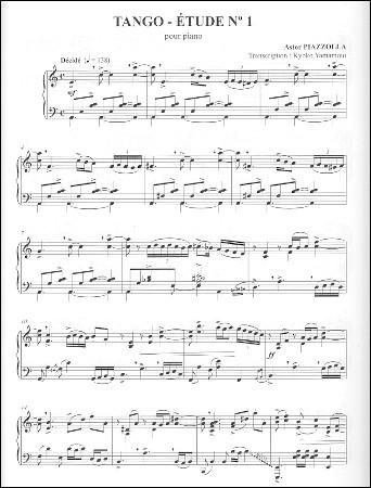 ピアソラ TANGO ETUDES タンゴ エチュード ソロ ピアノ - 輸入