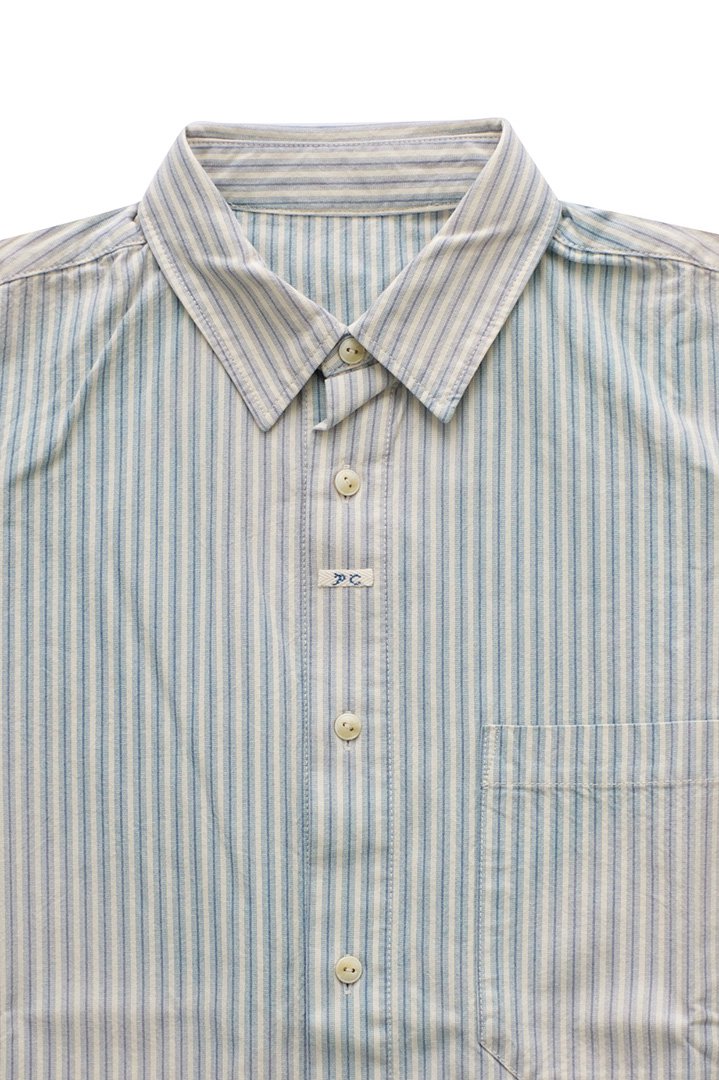 Porter Classic - GERMINAL SHIRT - BLUE ポータークラシック