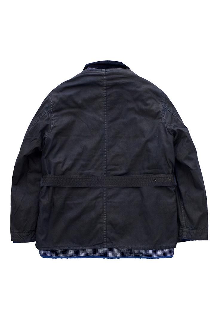 Porter Classic - OILED CANVAS JACKET - NAVY ポーター 