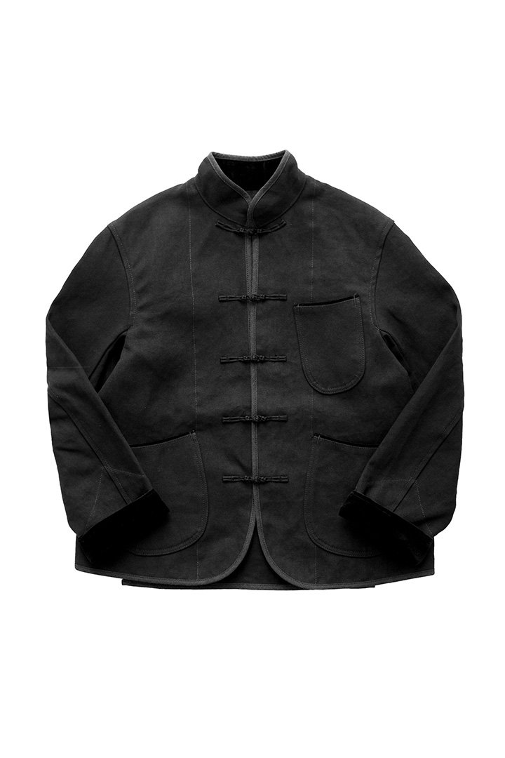 Porter Classic - PC7 CANVAS CHINISE JACKET - BLACK ポーター 