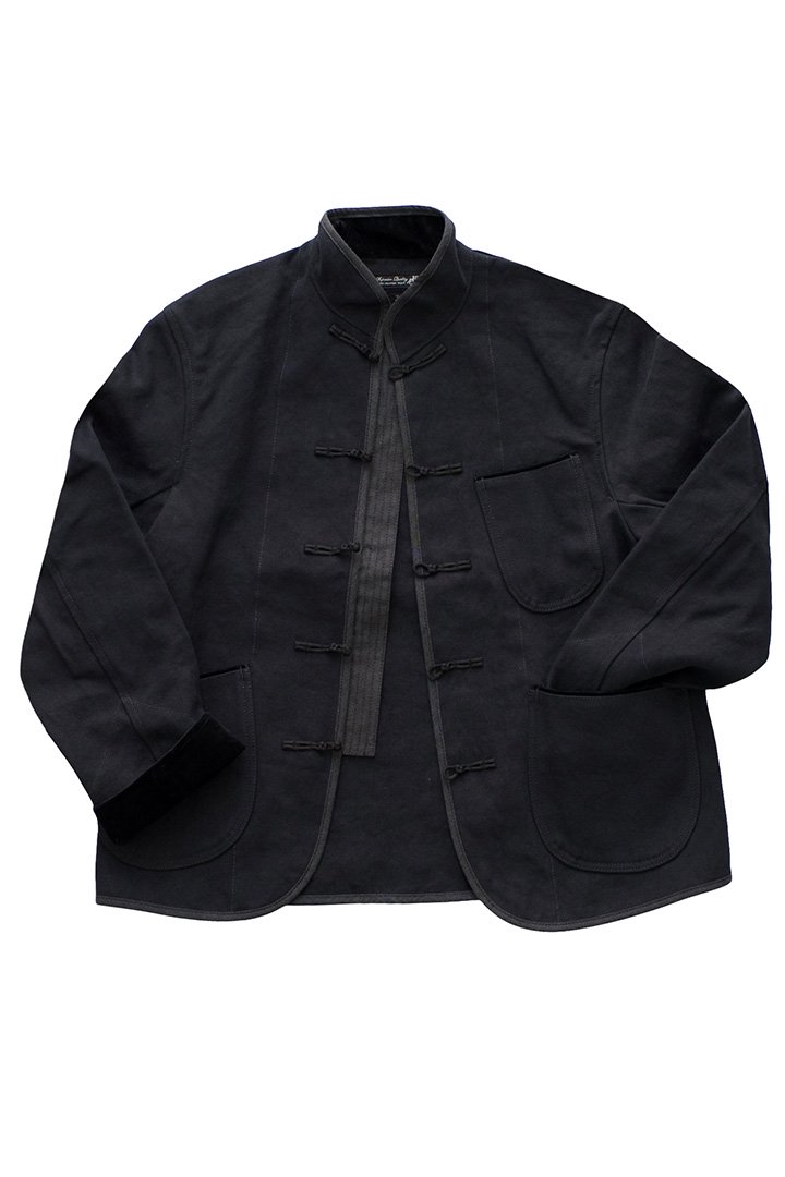 Porter Classic - PC7 CANVAS CHINISE JACKET - BLACK ポーター 