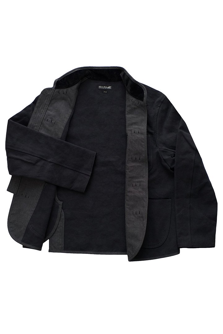 Porter Classic - PC7 CANVAS CHINISE JACKET - BLACK ポーター 