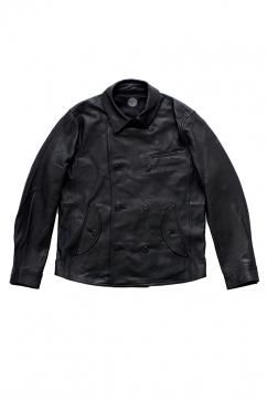 Porter Classic - SHEEP LEATHER DOUBLE JACKET - BLACK - ポーター 