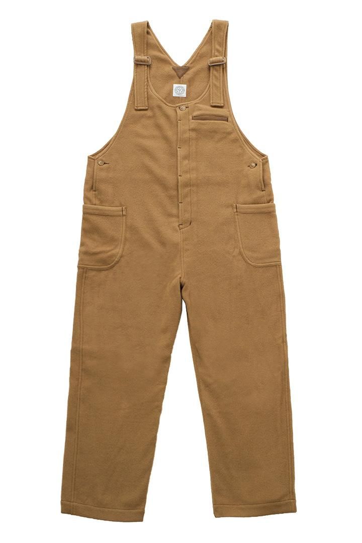 Porter Classic - LAMB WOOL OVERALL - CAMEL ポータークラシック ラムウール オーバーオール キャメル 通販  正規店 フェートン - Phaeton Smart Clothes Online Store