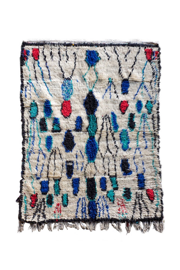 MOROCCAN RUG - BENI OUARAIN/AZILAL (VINTAGE) 〈ビンテージモロッコ