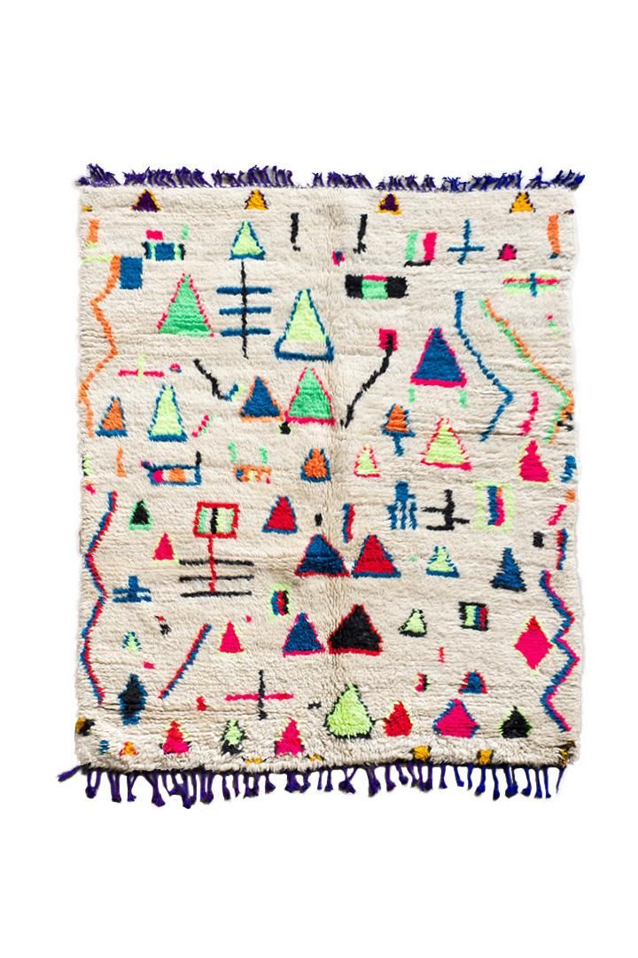 MOROCCAN RUG - BENI OUARAIN/AZILAL (VINTAGE) 〈ビンテージモロッコ ...