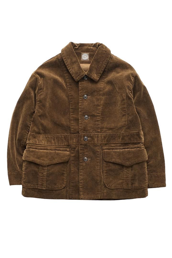 Porter Classic - CORDUROY NORFOLK JACKET - GOLDEN 